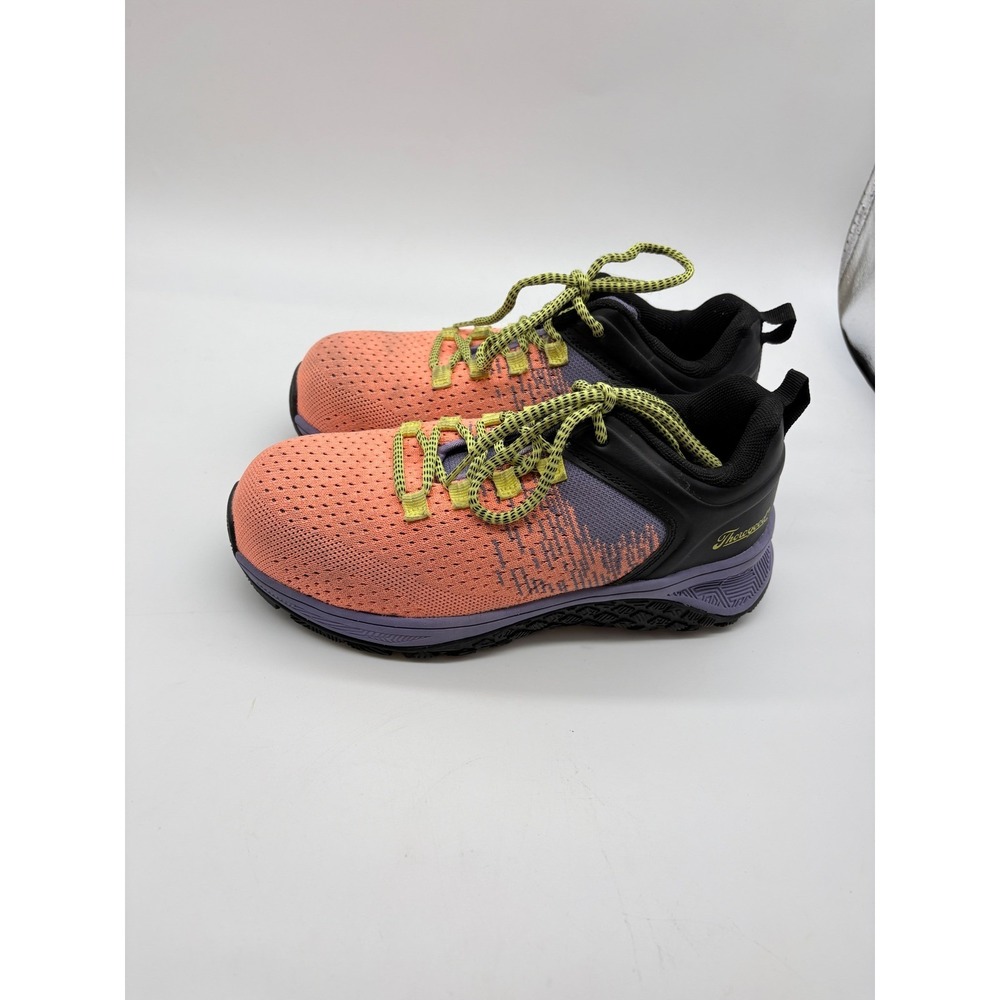 Thorogood AST Womens 7.5W Composite Safety Toe Work Shoes Orange Purple